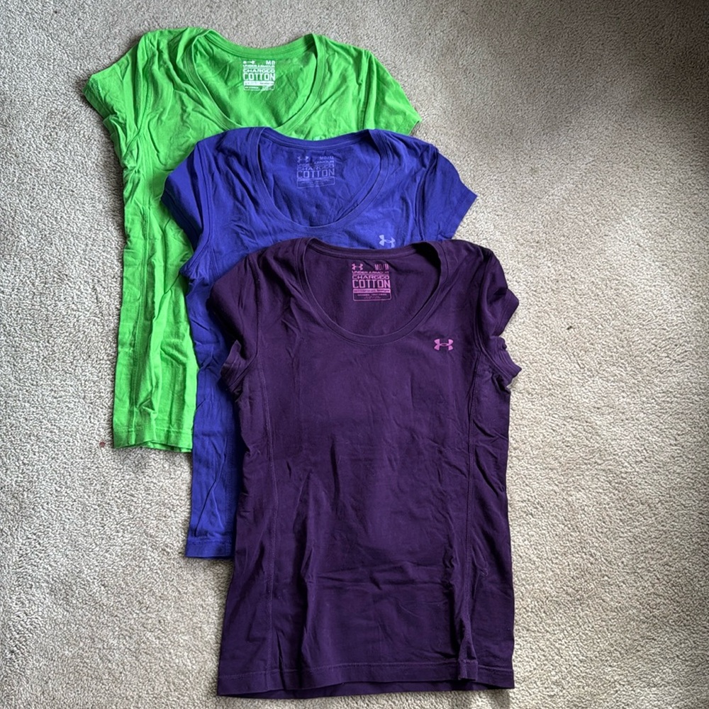 Under Armour Charged Cotton semi fitted heatgear tee